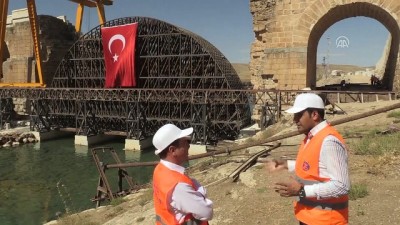 Adıyaman'daki tarihi köprünün restorasyonu - ADIYAMAN 