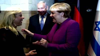  - Almanya Başbakanı Merkel İsrail'de