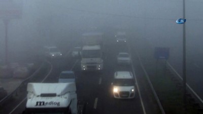 zabita -  Çorlu güne sisle uyandı  Videosu