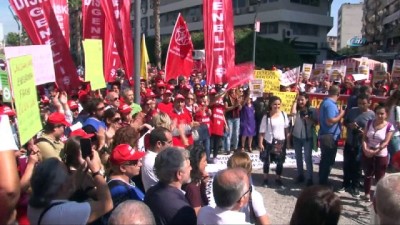 isten cikarma -  İzmir’de işçiler yarım gün iş bıraktı Videosu