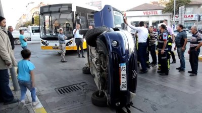 trafik lambasi - Karaman'da trafik kazası: 1 yaralı Videosu