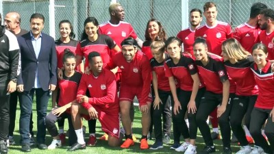 Sivasspor'da Evkur Yeni Malatyaspor maçı hazırlıkları 