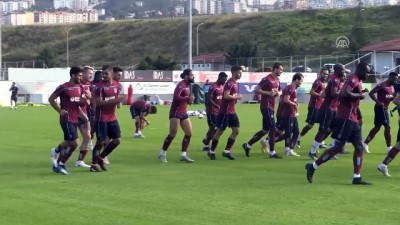 Trabzonspor, Akhisarspor maçı hazırlıklarını sürdürdü - TRABZON