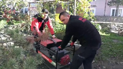 ALS hastasının yardımına itfaiye yetişti - BOLU 