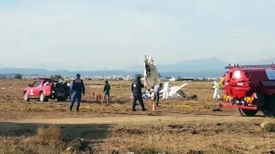 egitim ucagi - Antalya'da eğitim uçağı düştü (4) Videosu