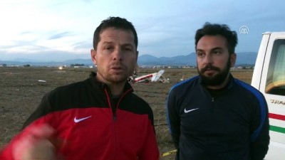 Manavgat'ta eğitim uçağı düştü - Görgü tanıklarının açıklamaları - ANTALYA