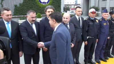  Ankara’ya atanan Vali Şahin, Emniyet Müdürlüğüne veda ziyaretinde bulundu