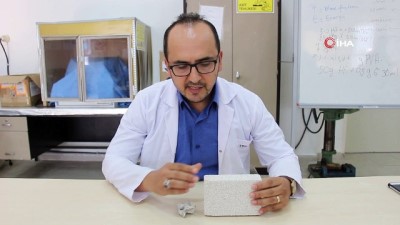 antibakteriyel -  OMÜ'lü akademisyen yerli yapay kemik üretti  Videosu