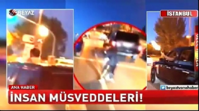 istanbul kartal - Yolda rastgele ateş ettiler Videosu