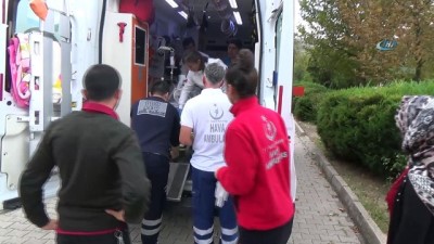 bagirsak iltihabi -  Ambulans helikopter 43 günlük Yılmaz bebek için havalandı Videosu