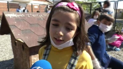 hayvan sevgisi -  Öğrenciler yavru köpekleri doyasıya sevdi  Videosu