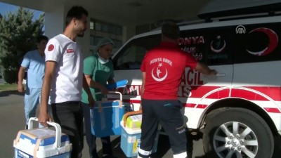 hastane - Şehit polisin organları bağışlandı - KONYA  Videosu