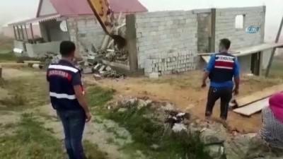 harekete gec -  Sis Dağı Yaylası’ndaki yıkımlar yaylanın Giresun tarafındaki obalarda sürüyor  Videosu