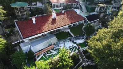 kacak yapi -  Adnan Oktar'ın villasının yıkım sonrasındaki hali havadan görüntülendi  Videosu