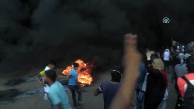 saglik gorevlisi - Gazze'deki barışçıl gösterileri takip eden basın mensupları zor anlar yaşadı - GAZZE Videosu