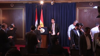 cumhurbaskani secimi - IKBY Başbakanı Barzani'den cumhurbaşkanı anlaşmazlığı tepkisi - ERBİL  Videosu