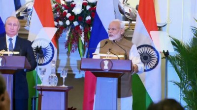 strateji - Putin'den Hindistan ile askeri iş birliği vurgusu - YENİ DELHİ Videosu