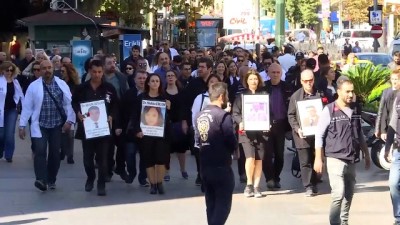 psikiyatri uzmani - Sağlık çalışanlarından 'Sessiz Siyah Çığlık' protestosu - İSTANBUL  Videosu