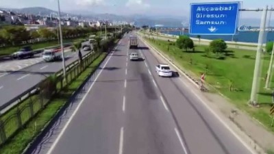 hatali sollama -  Trabzon il genelinde Drone ile trafik denetimleri başladı  Videosu