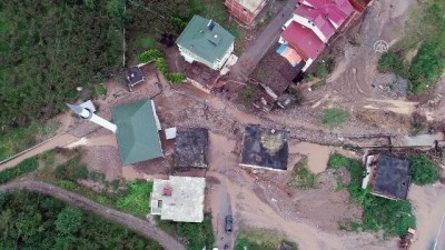 Trabzon sel (3) - Drone görüntüsü 