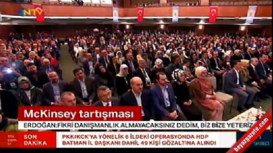 Cumhurbaşkanı Erdoğan'dan bakanlara McKinsey talimatı: Danışmanlık almayacaksınız 