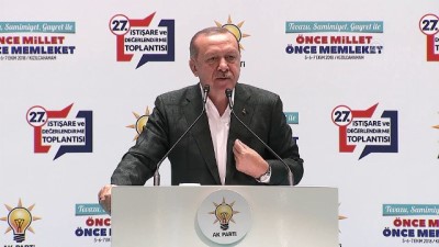 Cumhurbaşkanı Erdoğan: '(Kılıçdaroğlu'nun açıklamaları)Türkiye'de bir defa kriz yok, önce bir ekonomiyi öğren' - ANKARA 