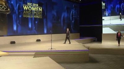 telekonferans - Eczacıbaşı'nda 2018 Kadın ve Spor Dünya Ödülü sevinci - İSTANBUL  Videosu