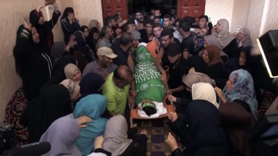 Gazze şehidini uğurladı - GAZZE 