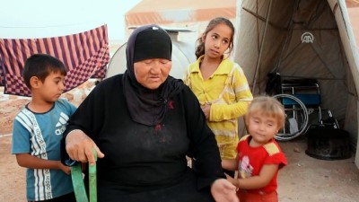 İdlib'e sığınan Türkmenler yardım bekliyor (1) - İDLİB 