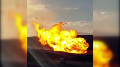 Silivri'de doğalgaz hattında patlama