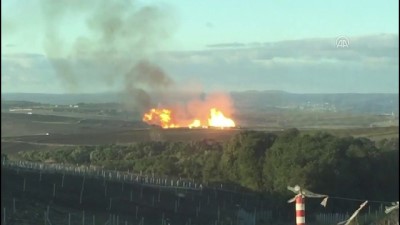 Silivri'de doğalgaz hattında patlama - İSTANBUL