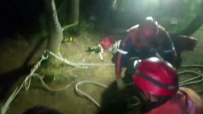 gesi - Yoldan baraj kıyısına düşen kişi kurtarıldı - BURSA  Videosu
