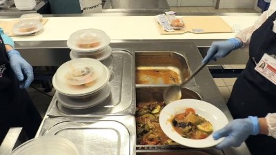 Hastaya özel hazırlanan yemeğe barkodlu dağıtım - MERSİN 
