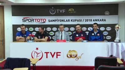 Voleybol: Spor Toto Erkekler Şampiyonlar Kupası - ANKARA 