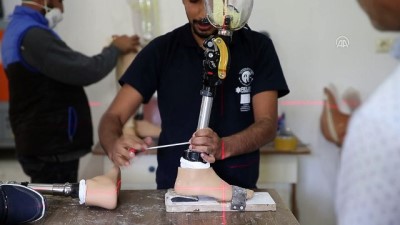 keskin nisanci - 6 bin 500 Suriyeliye el ve bacak protezi takıldı - HATAY Videosu