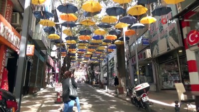  Çankırı'ya 'şemsiyeli sokak' 