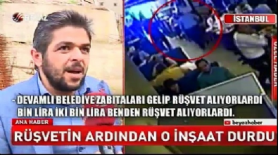Rüşvetin ardından o inşaat durdu