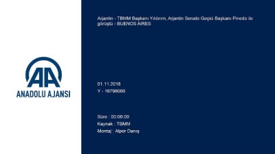 nato - TBMM Başkanı Yıldırım, Arjantin Senato Geçici Başkanı Pinedo ile görüştü - BUENOS AIRES  Videosu