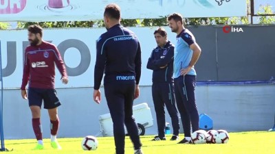 Trabzonspor 7 eksikle çalıştı 