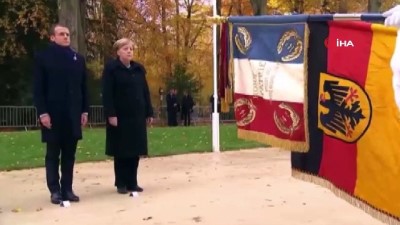 ulusal mars -  - Macron ve Merkel’den sembolik görüşme Videosu