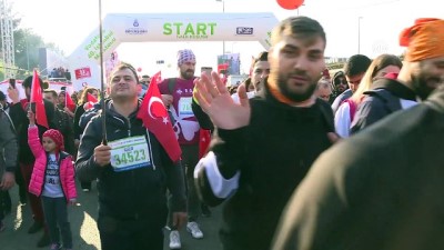 terorle mucadele - Vodafone 40. İstanbul Maratonu - İSTANBUL  Videosu