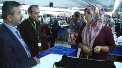sosyal guvenlik -  Bu tekstil fabrikası 100 kişiye iş imkanı sağlıyor Videosu