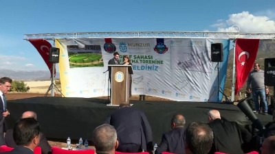golf sahasi - Çavuşoğlu: 'Teröristlerin bertaraf edilmesinden sonra Tuncelimize huzurun geldiğini görüyoruz' - TUNCELİ  Videosu