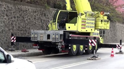 istinat duvari -  Gümüşhane’de dağ kafes içine alınıyor  Videosu