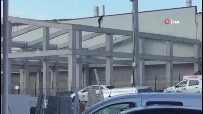 korfez -  - Metrelerce yükseklikteki inşaatın üzerinde ölüme davetiye çıkarttı  Videosu