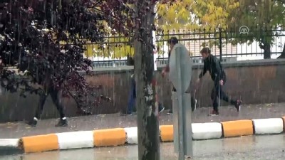 kar yagisi - Ahlat'ta dolu yağışı - BİTLİS Videosu