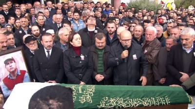  Sendika üyeleri, öldürülen başkanları Karacan'a veda etti 