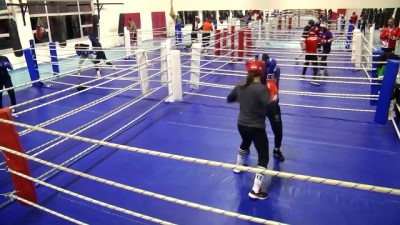milli sporcular - Kadın boksörlerin hedefi en az 4 madalya - KASTAMONU  Videosu