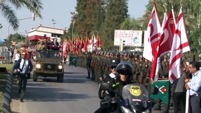 ozgurluk - KKTC'nin 35. kuruluş yıl dönümü kutlanıyor - KKTC Cumhurbaşkanı Mustafa Akıncı - LEFKOŞA Videosu