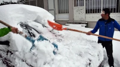 kar yagisi - Sarıkamış'da kar yağışı - KARS  Videosu